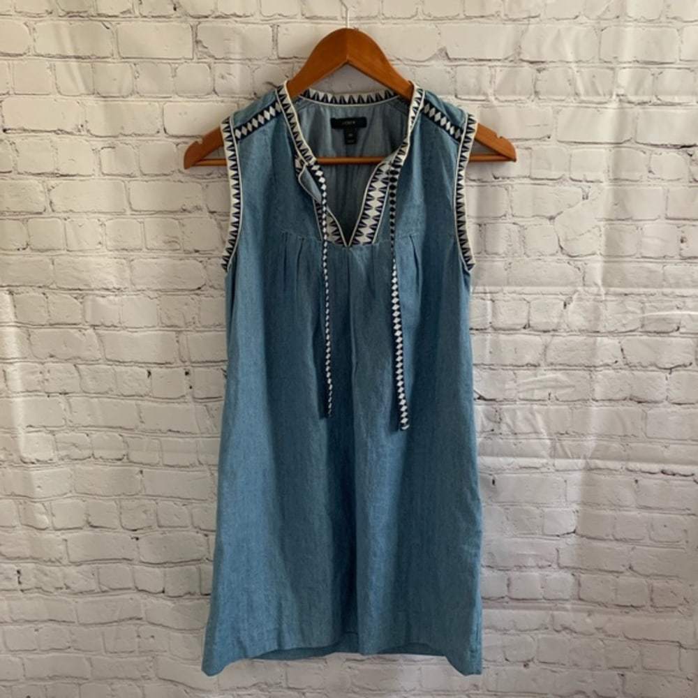 J. Crew Boho Jean Dress Size 00